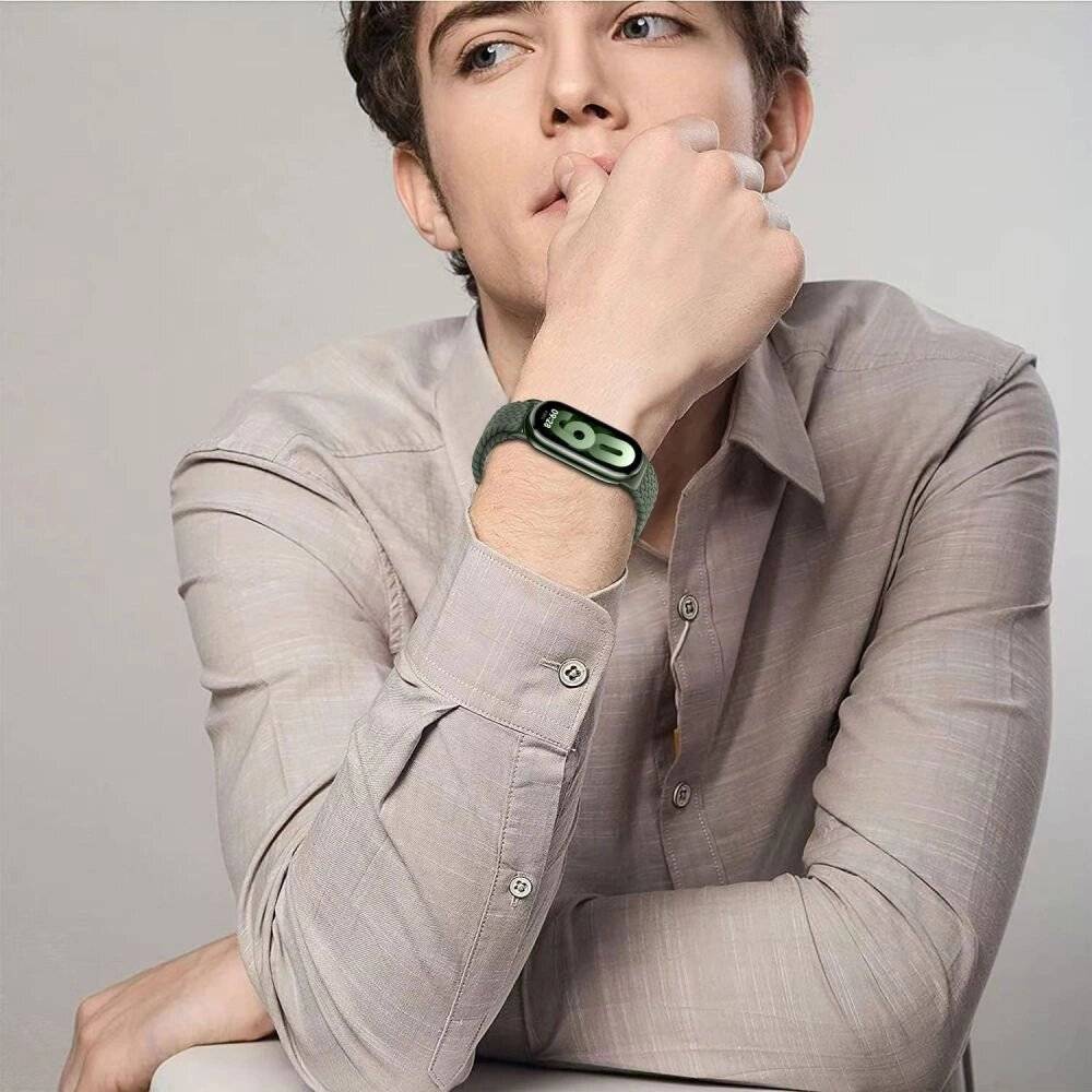 Tech-Protect NylonMag-Armband Xiaomi Smart Band 8 / 9 NFC - Schwarz-2