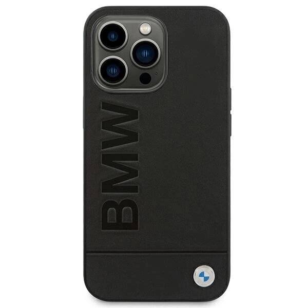 Hülle BMW BMHCP14XSLLBK iPhone 14 Pro Max 6,7″schwarz / schwarz Lederstempel-3