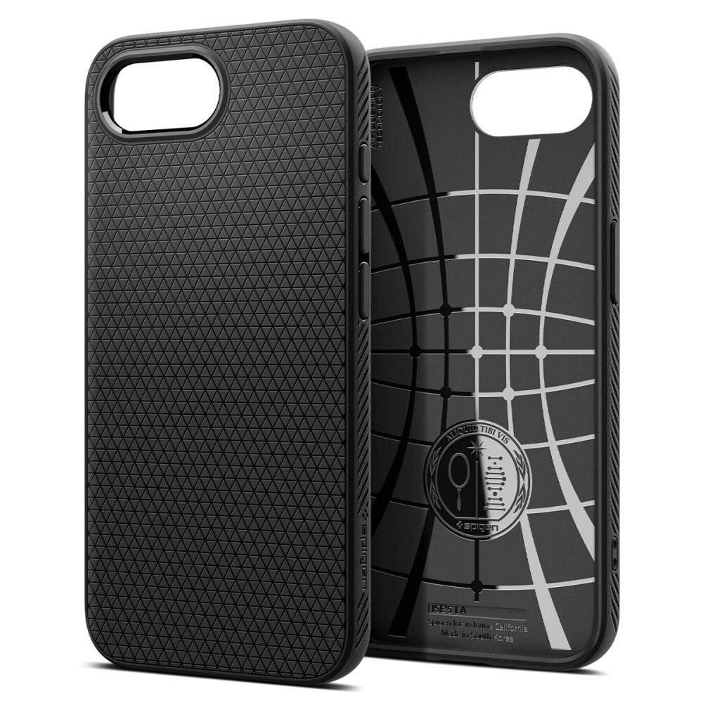 Spigen Liquid Air iPhone 16e Hülle - Matt Schwarz-2