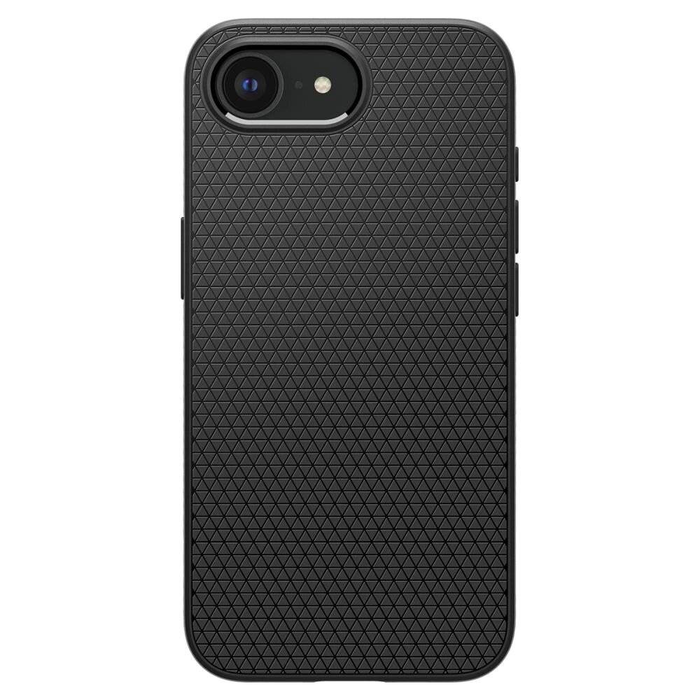 Spigen Liquid Air iPhone 16e Hülle - Matt Schwarz-3