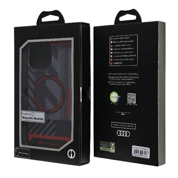 Audi IML Sport MagSafe Hülle iPhone 14 Pro Max 6,7″ schwarz/schwarz Hardcase-5