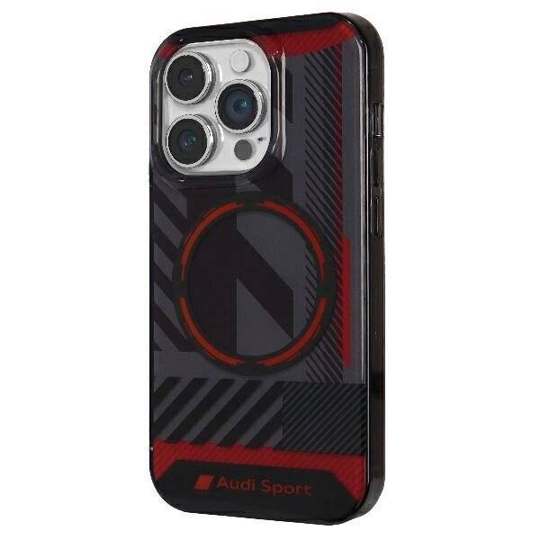 Audi IML Sport MagSafe Hülle iPhone 14 Pro Max 6,7″ schwarz/schwarz Hardcase-1