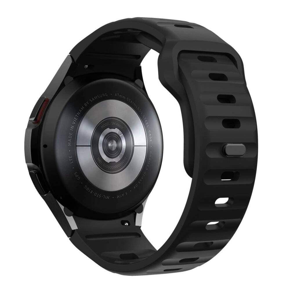 Tech-Protect Silikonband Samsung Galaxy Watch 4/5/5 Pro/6/7/FE – Schwarz-2