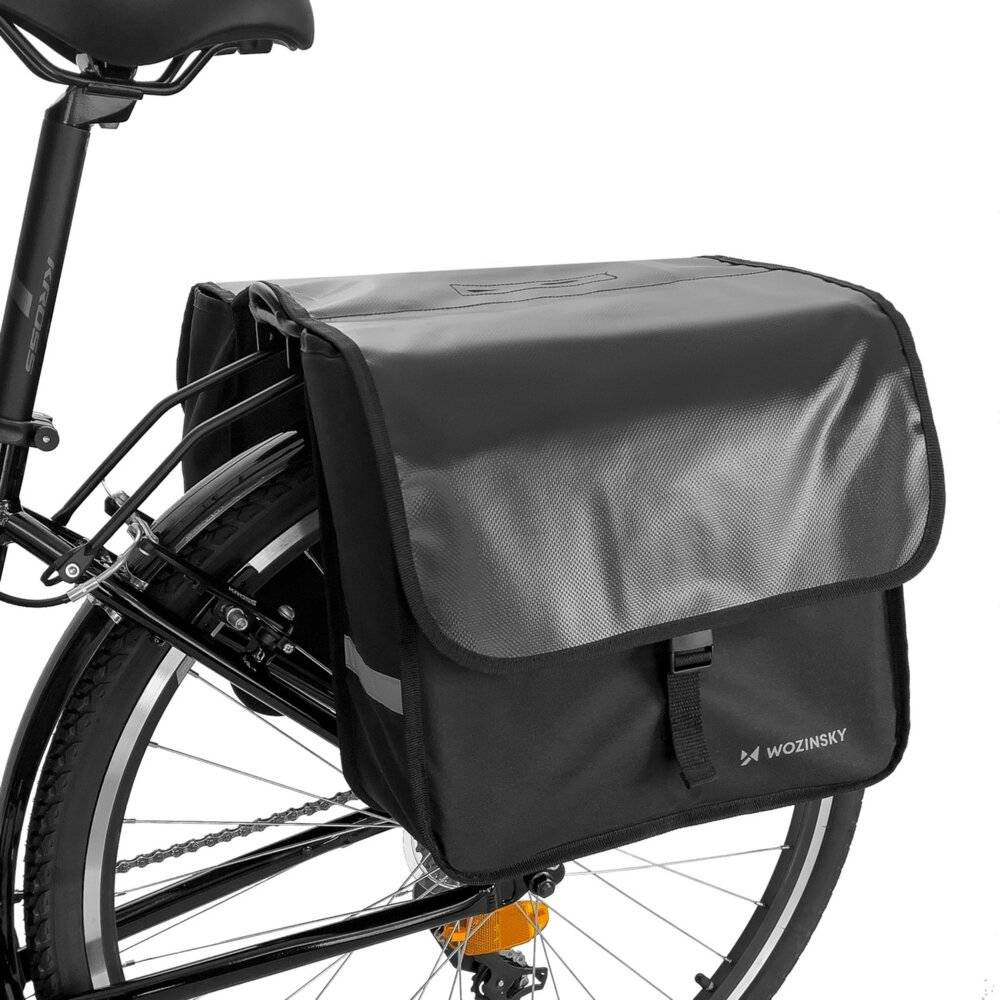 Wozinsky Fahrradtasche doppelt 28 l schwarz WBB34BK-5