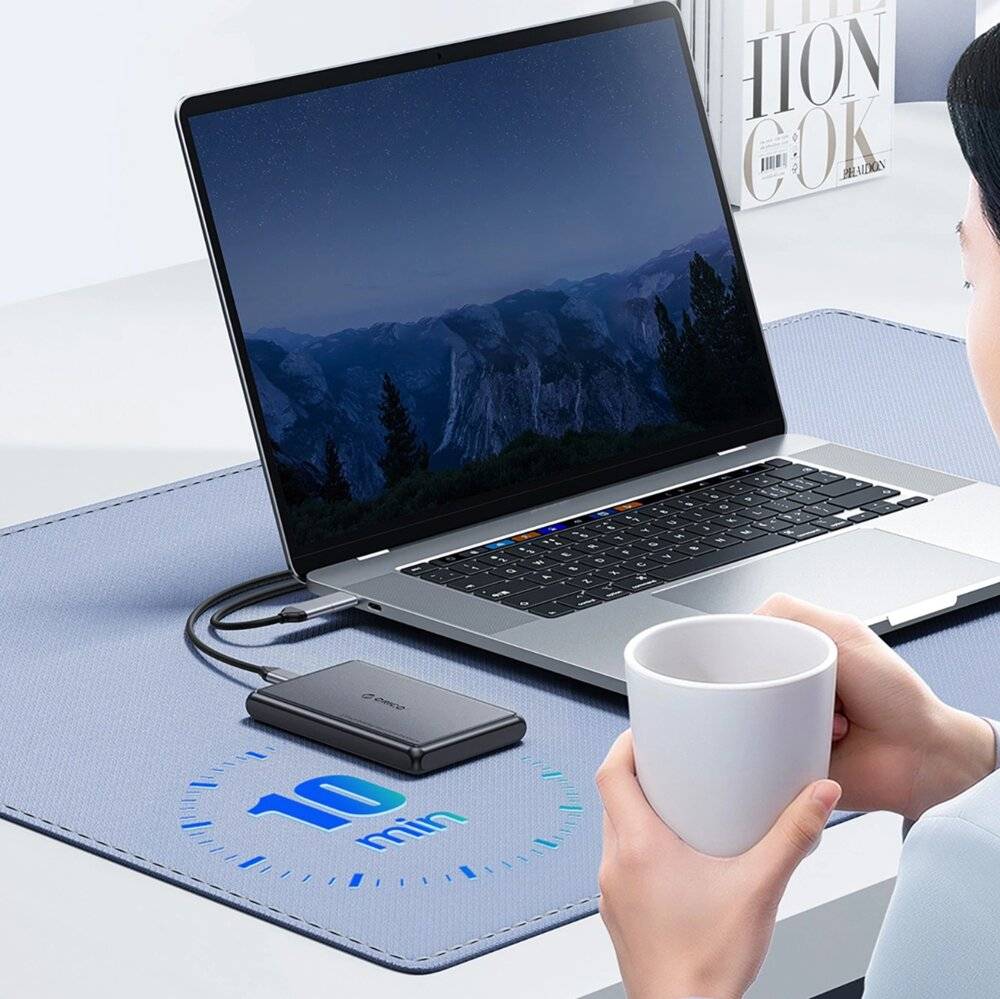 Symbolbild für Orico DDL25-C3 2,5″ HDD/SSD USB-C 5Gb/s Festplattenlaufwerk - Schwarz