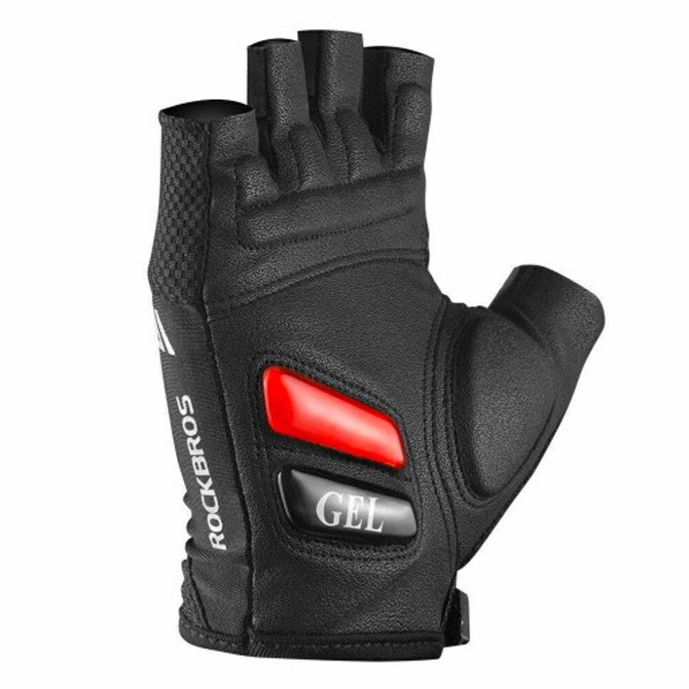 Rockbros S143-BK L Fahrradhandschuhe Gel-Einsätzen - Schwarz-2