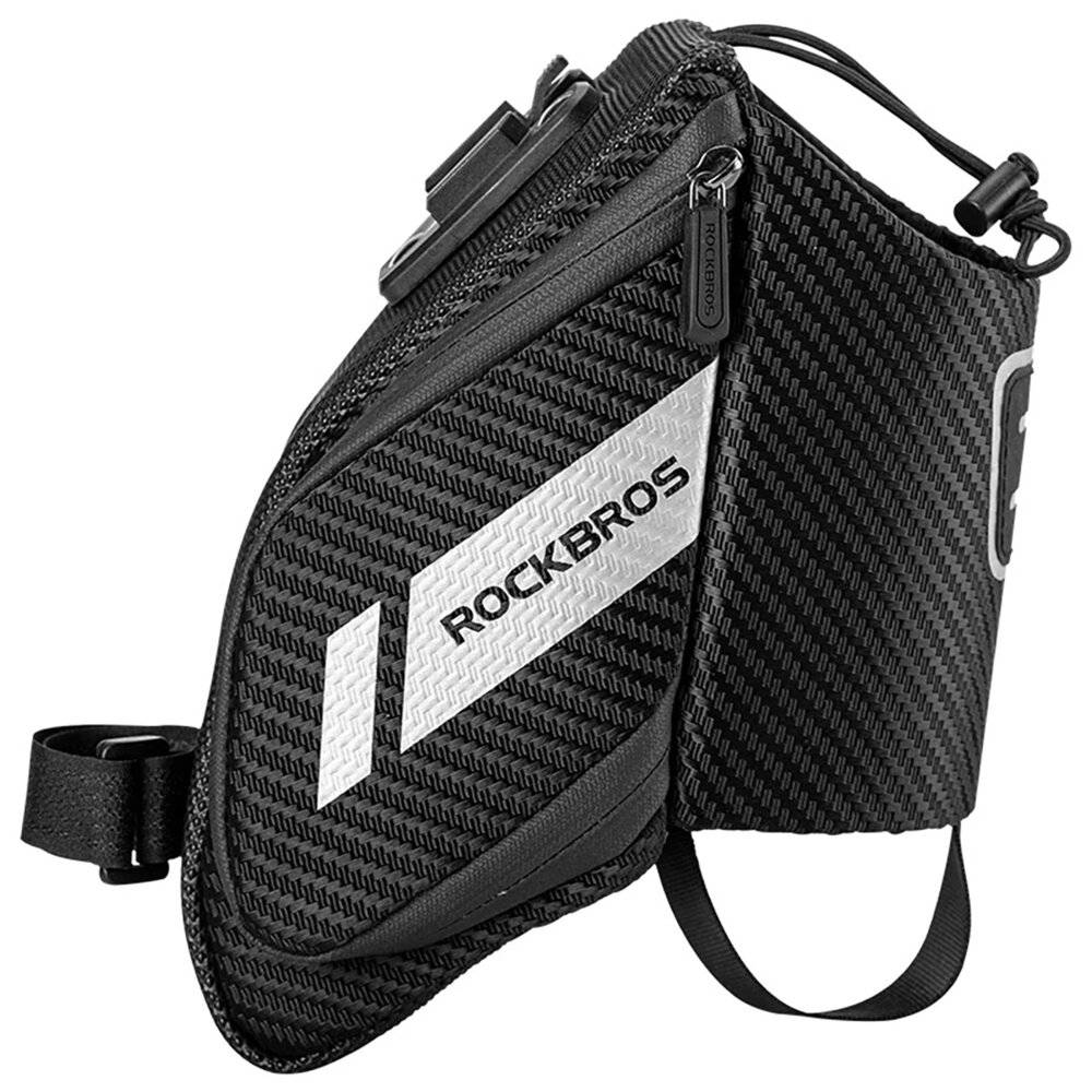 Rockbros C32BK Satteltasche 1,5 l Wasserflaschenfach – Schwarz-5