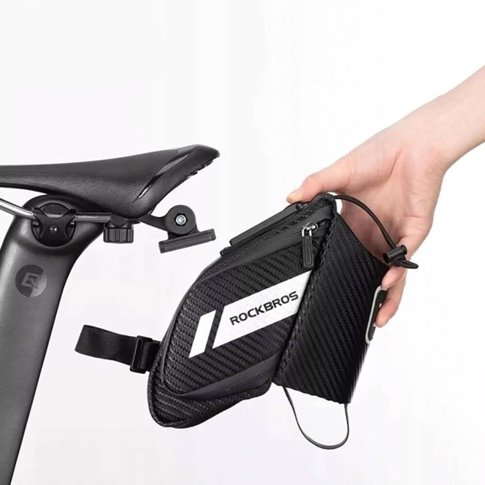 Rockbros C32BK Satteltasche 1,5 l Wasserflaschenfach – Schwarz-4
