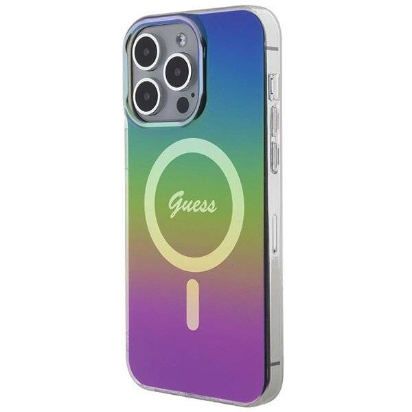 Guess IML Iridescent MagSafe Hülle iPhone 15 Pro – Schwarz-1