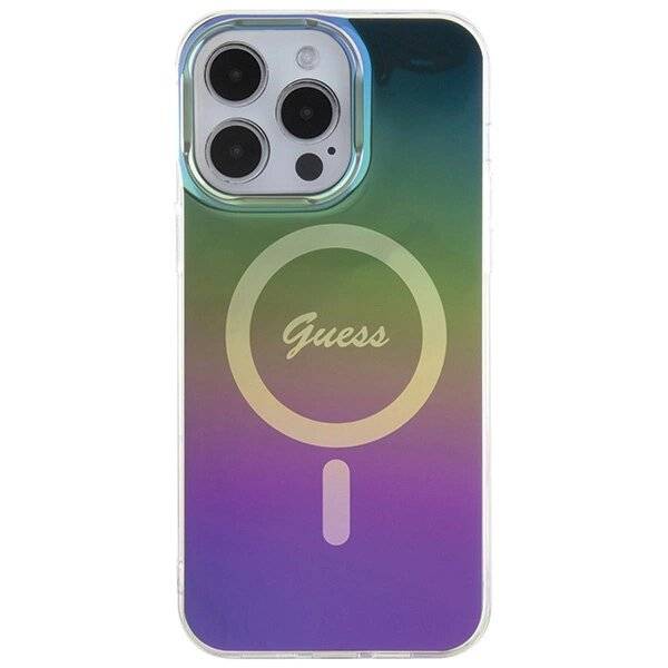 Guess IML Iridescent MagSafe Hülle iPhone 15 Pro – Schwarz-2