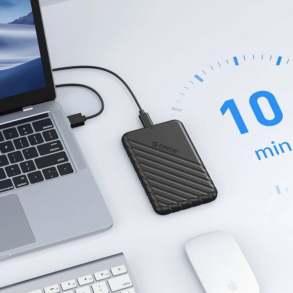 Orico 25PW1-U3 2,5" HDD/SSD USB3.0 Micro-B 5Gb/s Disk Cartridge - Schwarz-2