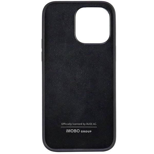 Audi Kunstleder iPhone 14 Pro Max 6,7″ schwarz/schwarz Hardcase AU-TPUPPCIP14PM-TT/D1-BK-3