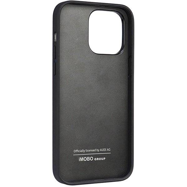 Audi Kunstleder iPhone 14 Pro Max 6,7″ schwarz/schwarz Hardcase AU-TPUPPCIP14PM-TT/D1-BK-4