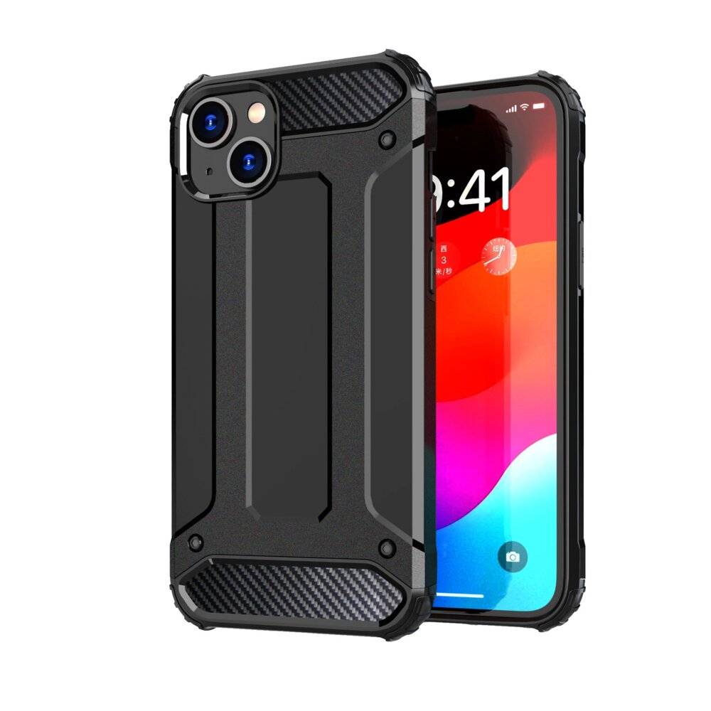iPhone 15 Plus Hybrid Armor Hülle – Blau-2