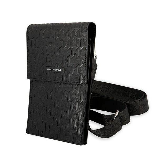 Karl Lagerfeld Handtasche KLWBSAMSMK schwarz/schwarz Monogram Plate-5
