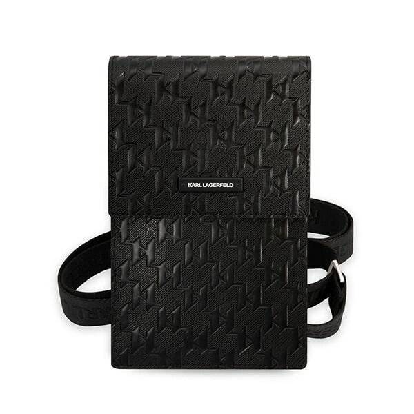 Preisbild für Karl Lagerfeld Handtasche KLWBSAMSMK schwarz/schwarz Monogram Plate