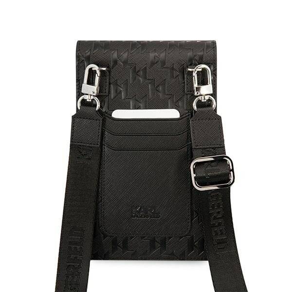 Karl Lagerfeld Handtasche KLWBSAMSMK schwarz/schwarz Monogram Plate-3