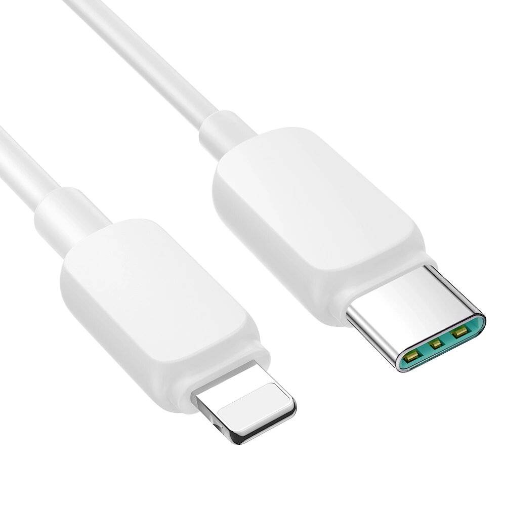 Joyroom Multi-Color Series A14 USB-C / Lightning 20W Kabel 1,2 m - Weiß-2
