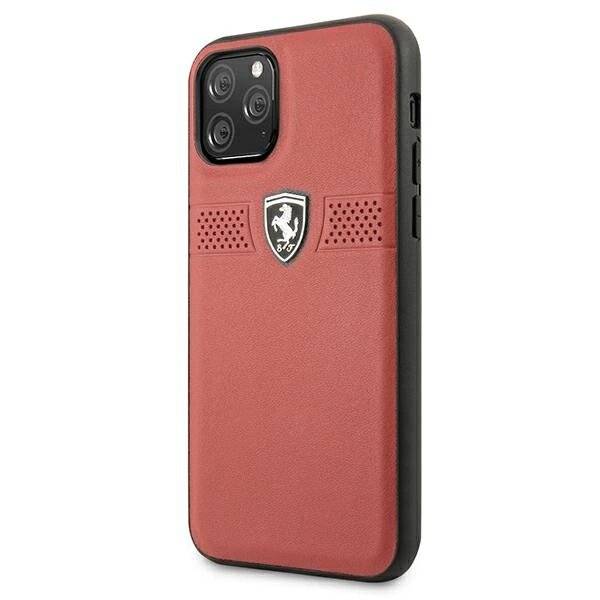 Ferrari FEOBAHCN58RE iPhone 11 Pro 5.8″ rot/rot Hardcase Off Track Leder-1