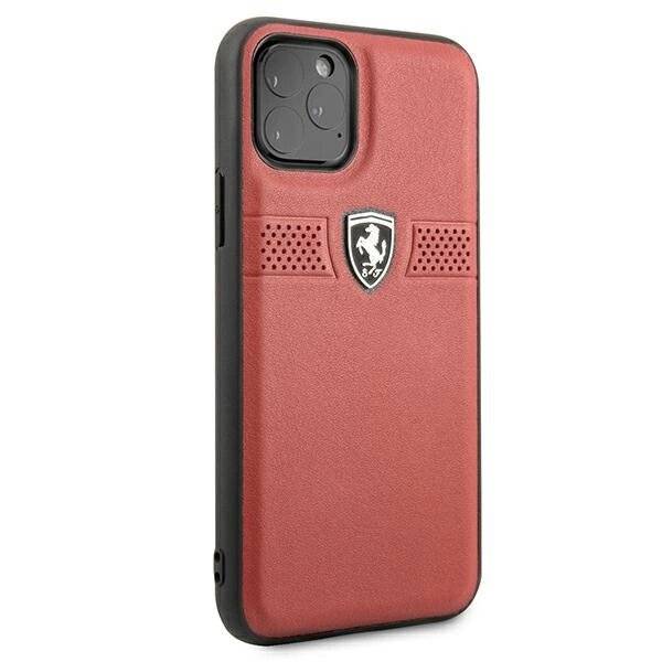 Ferrari FEOBAHCN58RE iPhone 11 Pro 5.8″ rot/rot Hardcase Off Track Leder-4