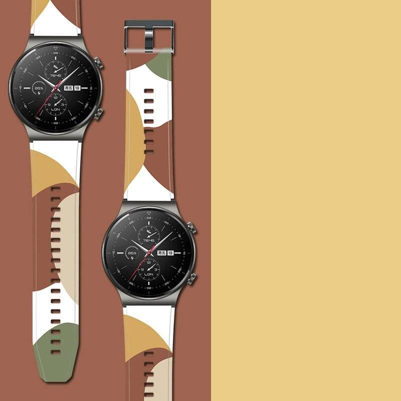 Strap Moro Band Huawei Watch GT2 Pro Silikonarmband Uhrenarmband Muster 5-2