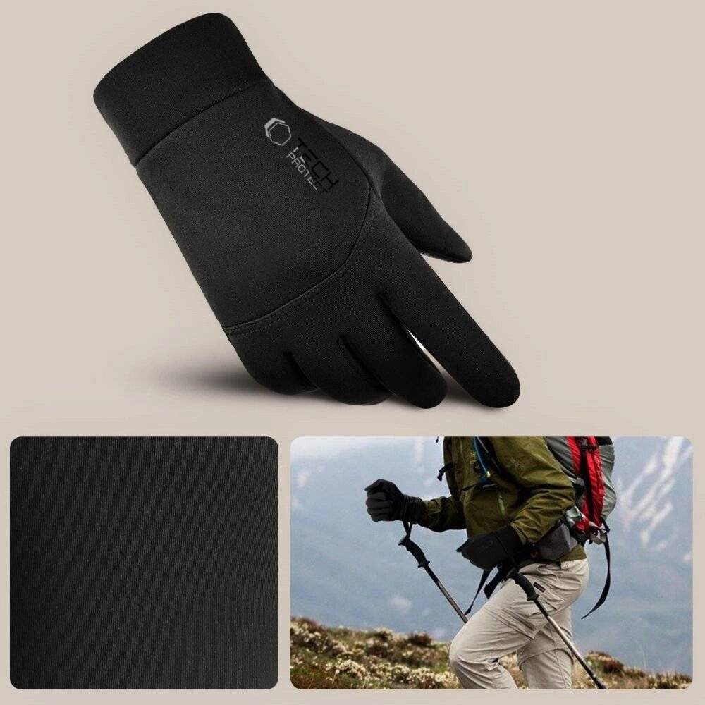 Tech-Protect WG01 Handschuhe M-Touch-Spitzen – schwarz-3