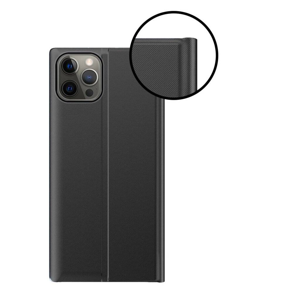 Sleep Case Booktype Smart Schutzhülle Aufklappbare Hülle iPhone 13 Pro Max rosa-1