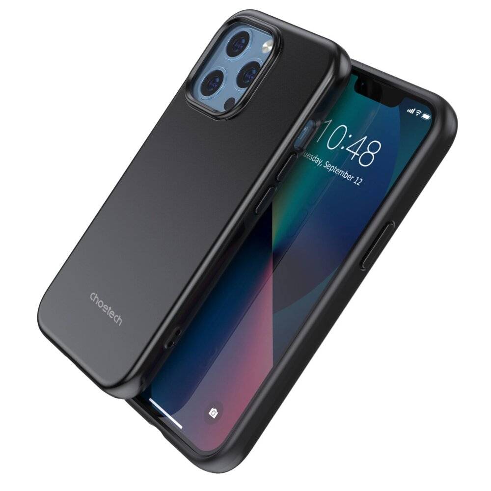 Choetech MFM Anti-Drop Hülle für iPhone 13 Pro Max, MagSafe zertifiziert, Schwarz-4