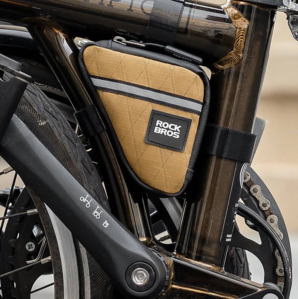 Preisbild für Rockbros Triangle Fahrrad Rahmentasche 0.25L - Braun