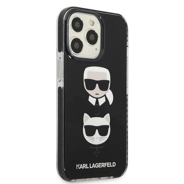 Karl Lagerfeld KLHCP13XTPE2TK iPhone 13 Pro Max 6,7" Hartschalenetui schwarz/schwarz-4