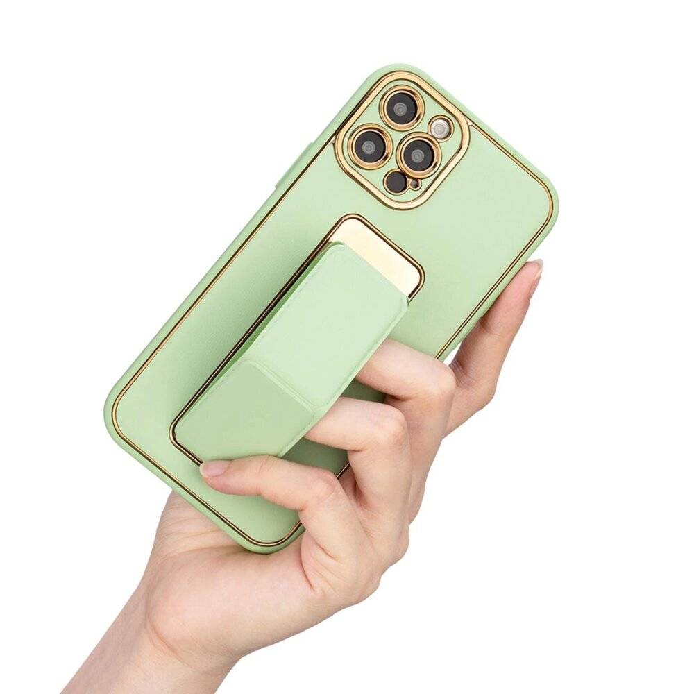 Neue Kickstand Case Hülle iPhone 13 Pro Ständer Pink-3