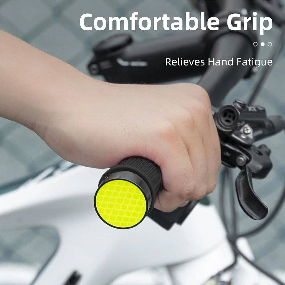 Symbolbild für Rockbros 40720007001 Fahrradgriffe Reflektor – Schwarz