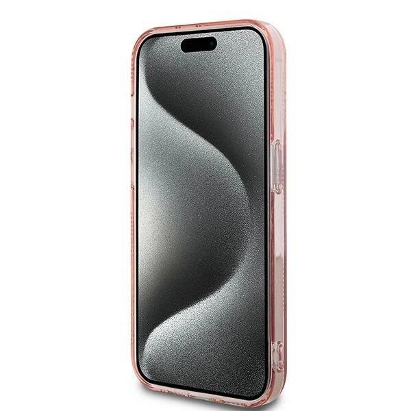 Karl Lagerfeld IML Choupette Head & Monogram Hülle iPhone 14 Pro – Rosa-4