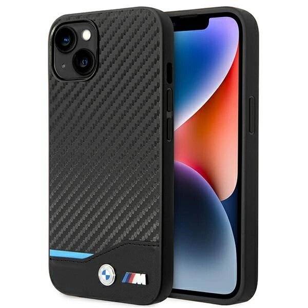 Hülle BMW BMHCP14M22NBCK iPhone 14 Plus 6,7″schwarz / schwarzes Leder Carbon-5