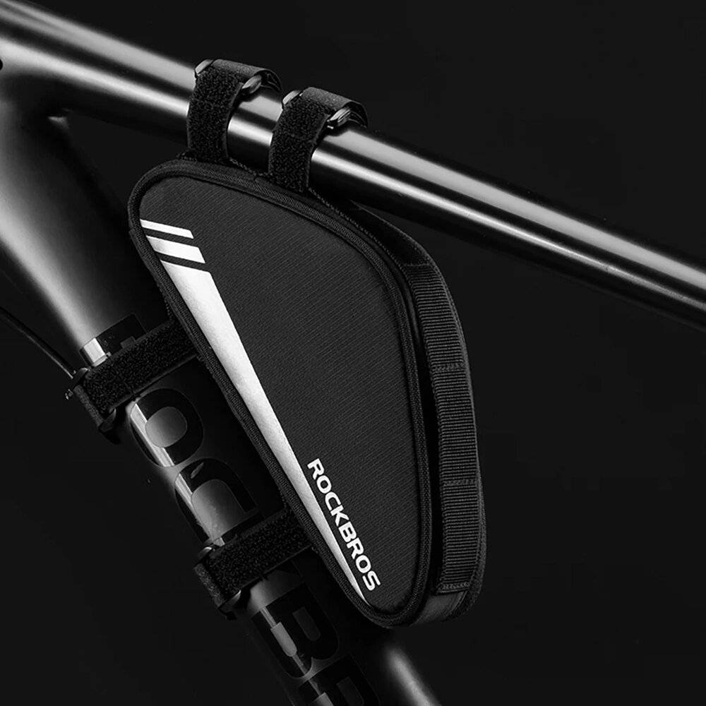 Rockbros B55-BK Fahrradtasche Rahmen 0,7 l - Schwarz-1
