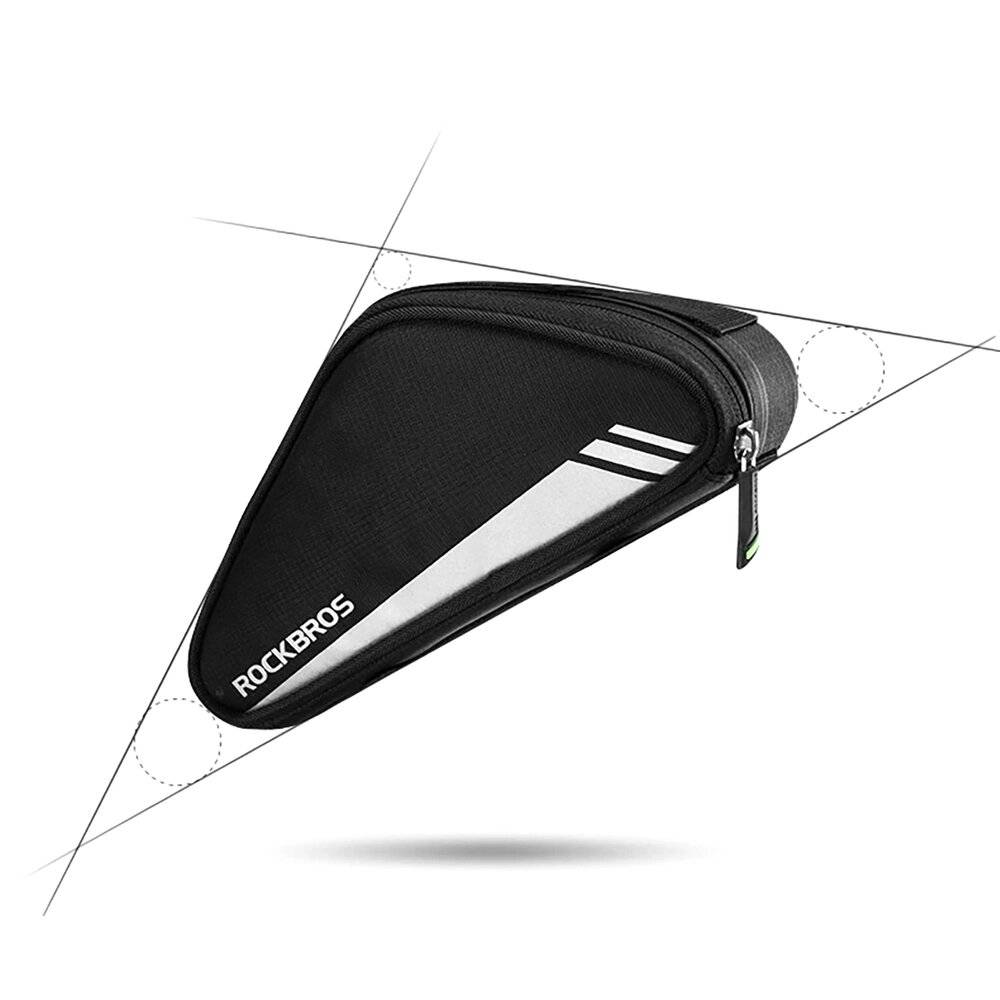 Rockbros B55-BK Fahrradtasche Rahmen 0,7 l - Schwarz-2