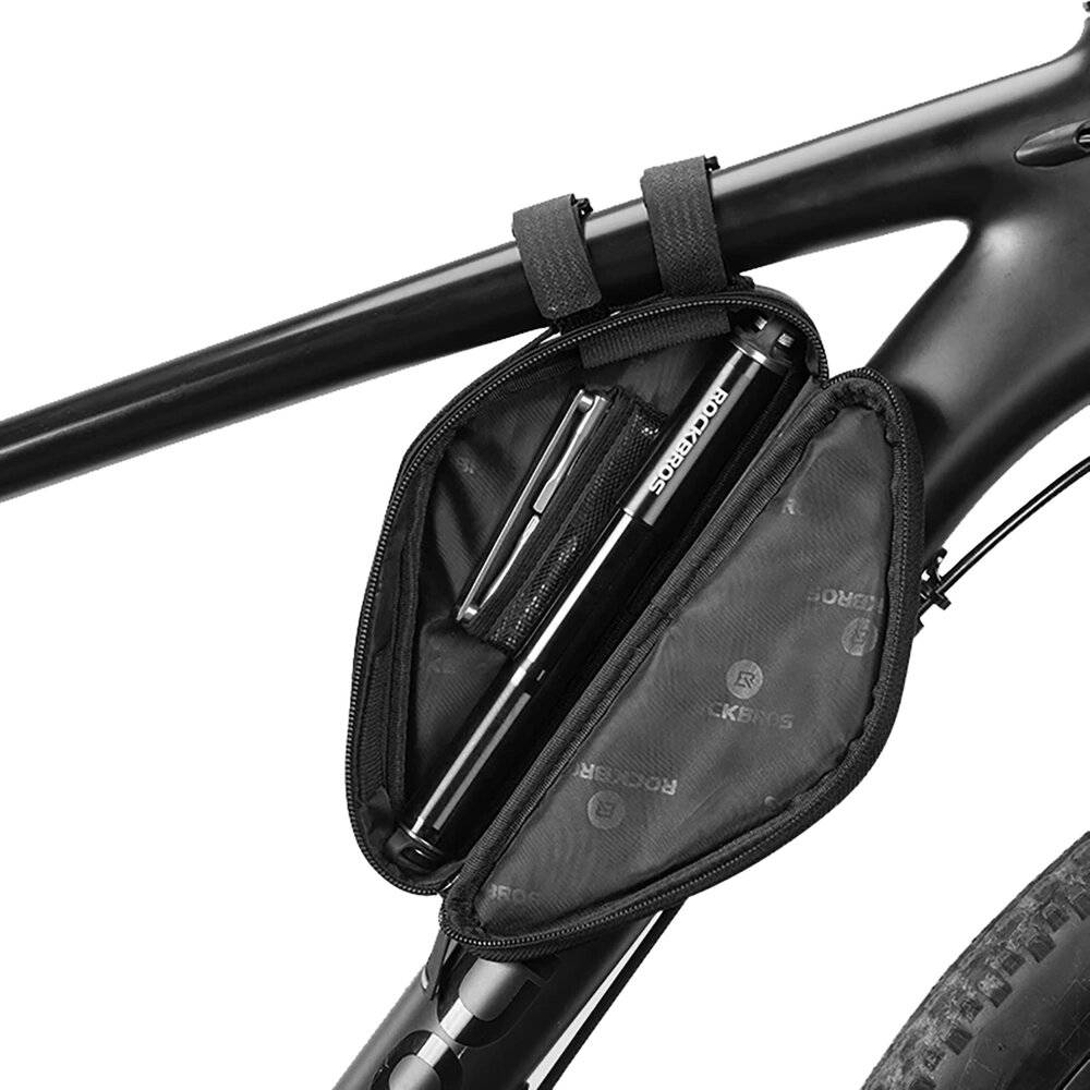 Rockbros B55-BK Fahrradtasche Rahmen 0,7 l - Schwarz-3