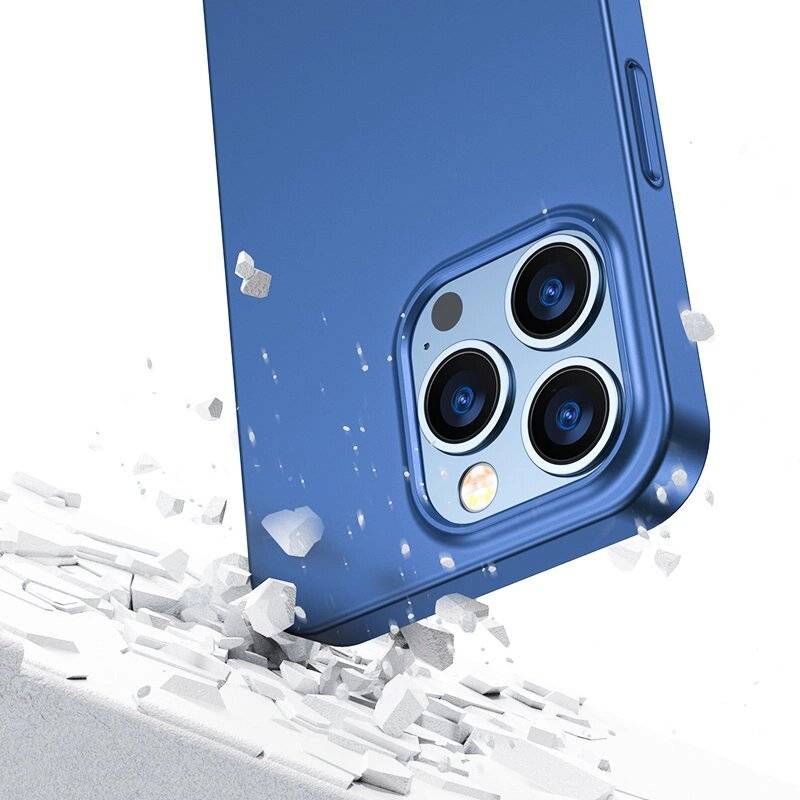 Joyroom 360 Full Case Cover iPhone 13 Pro Max Back- Frontcover + gehärtetes Glas blau JR-BP928-4