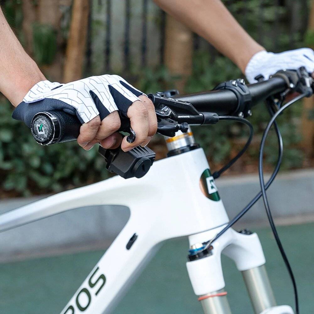 Rockbros MTB Fahrradhandschuhe Größe: S - weiß schwarz-4