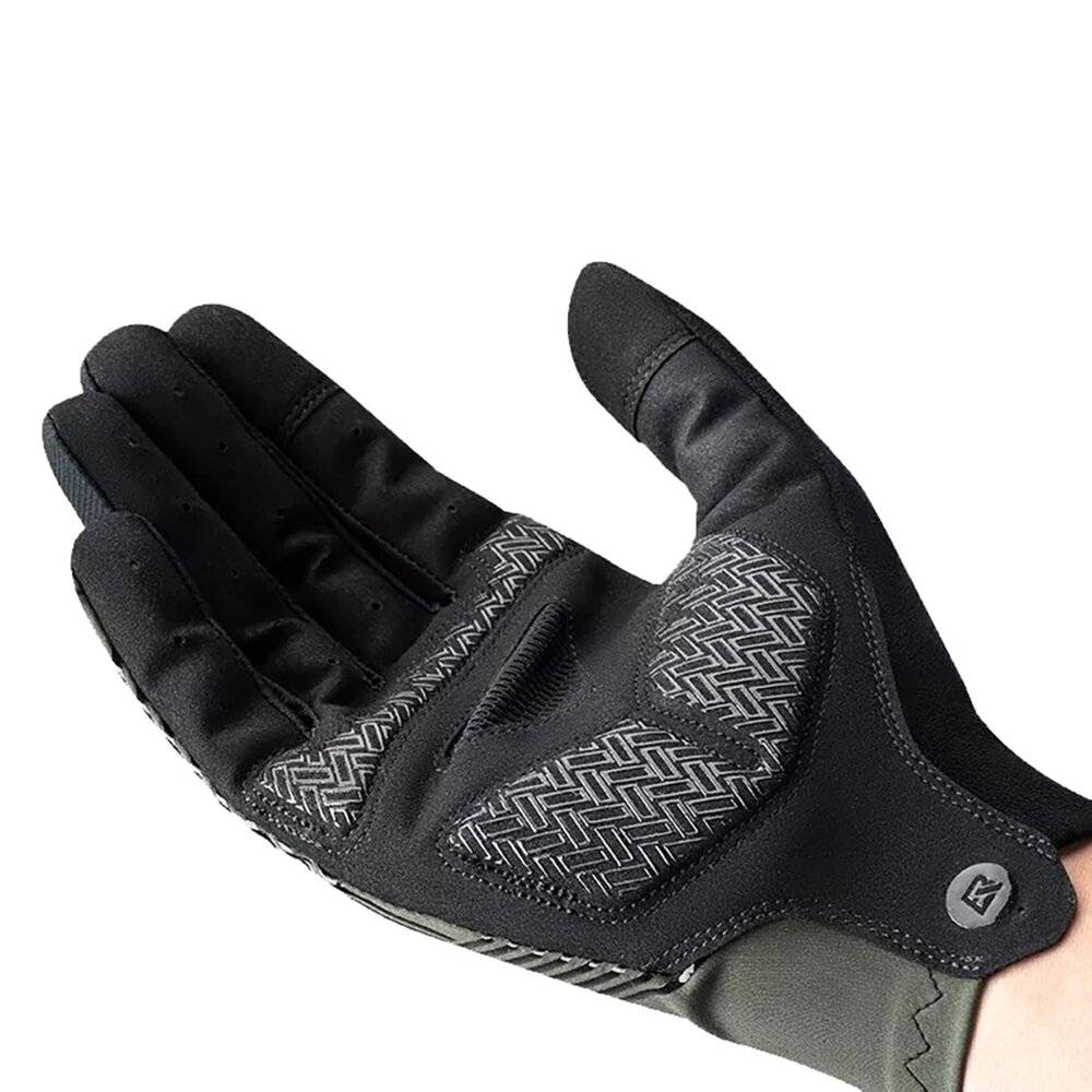 Rockbros 16110006003 stoßdämpfende Fahrradhandschuhe Größe L – Grün Schwarz-2