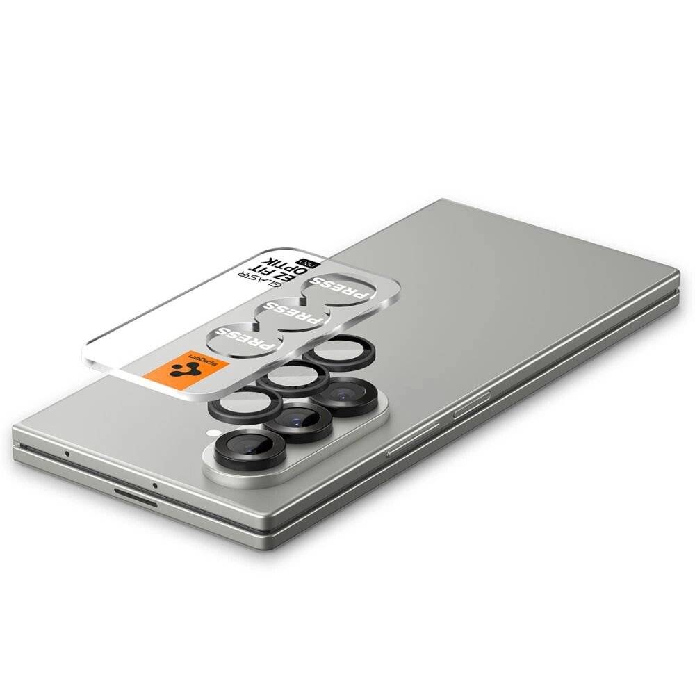 Spigen Optik Pro HD Glas.TR EZ Fit 2er-Pack Kameraschutz Samsung Galaxy Z Fold 7 - Schwarz-3