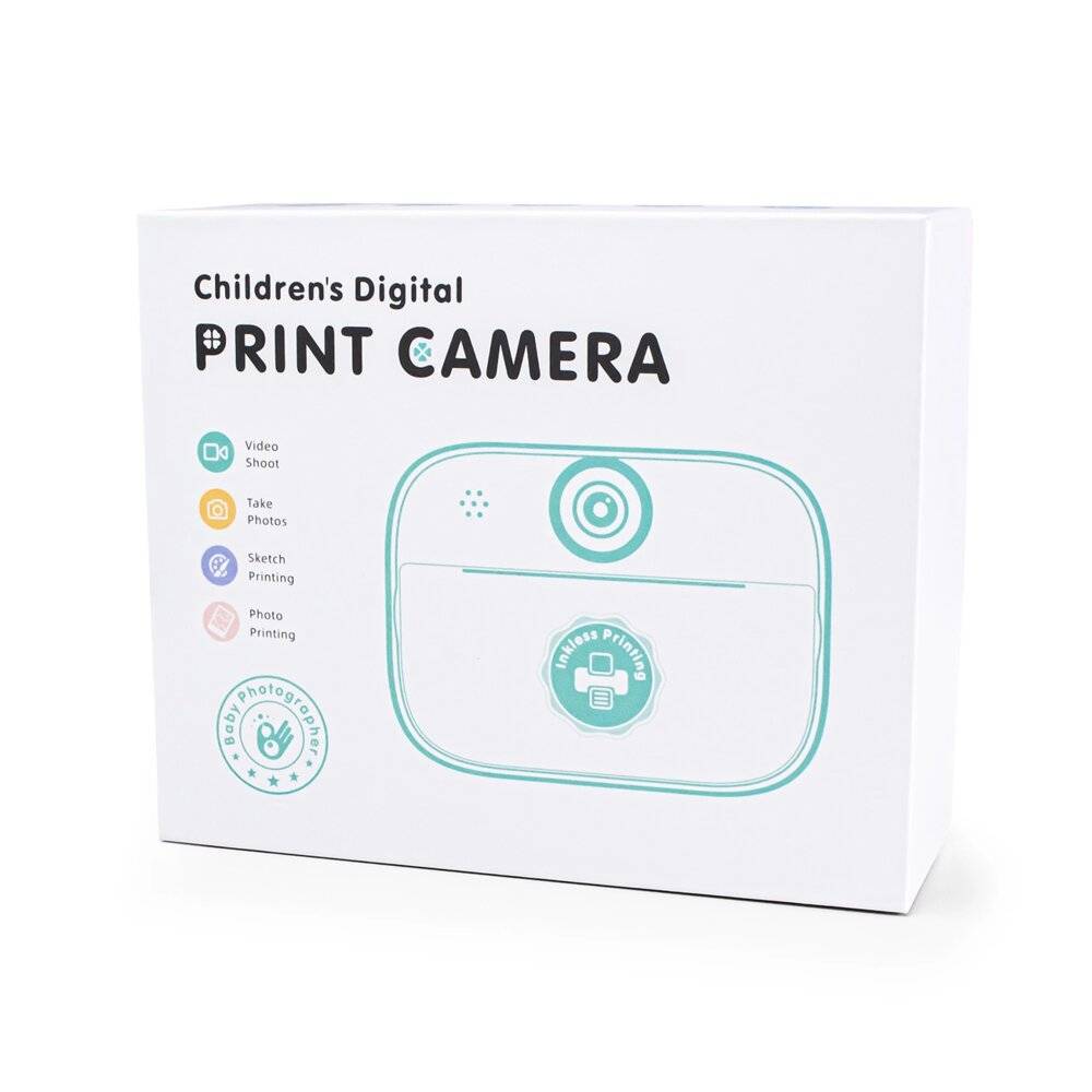 Mini-Thermodrucker Kinder Kamera Camcorder - Rosa-1