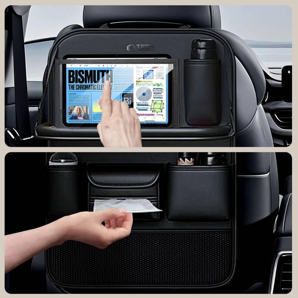 Tech-Protect UCA100 Auto-Organizer, Schwarz-1