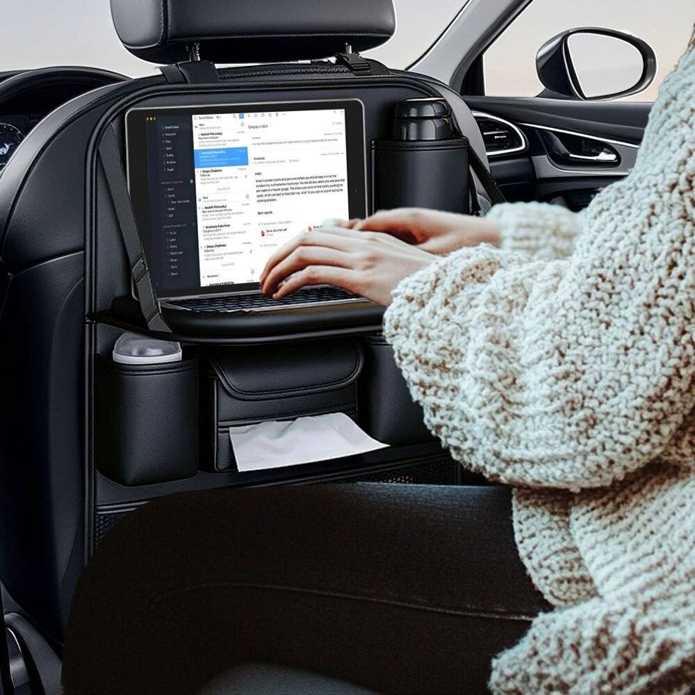 Tech-Protect UCA100 Auto-Organizer, Schwarz-2