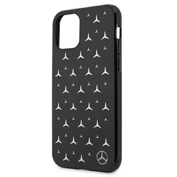 Mercedes MEHCN61ESPBK iPhone 11 6,1" / Xr czarny/black hardcase Silver Stars Pattern-2