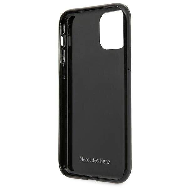 Mercedes MEHCN61ESPBK iPhone 11 6,1" / Xr czarny/black hardcase Silver Stars Pattern-3