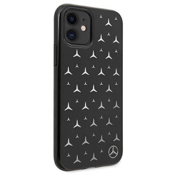 Mercedes MEHCN61ESPBK iPhone 11 6,1" / Xr czarny/black hardcase Silver Stars Pattern-4