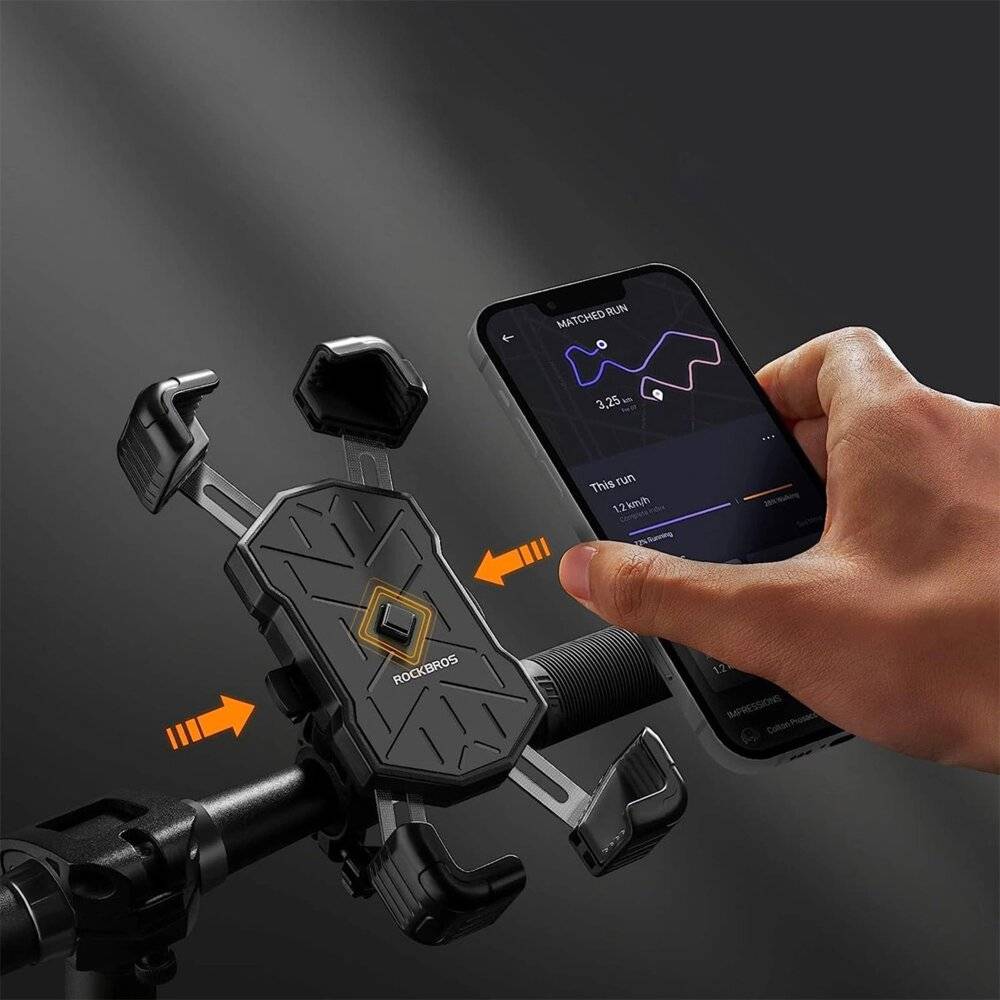 Preisbild für Rockbros 25210030001 Telefonhalter Lenkerfahrrad – Schwarz