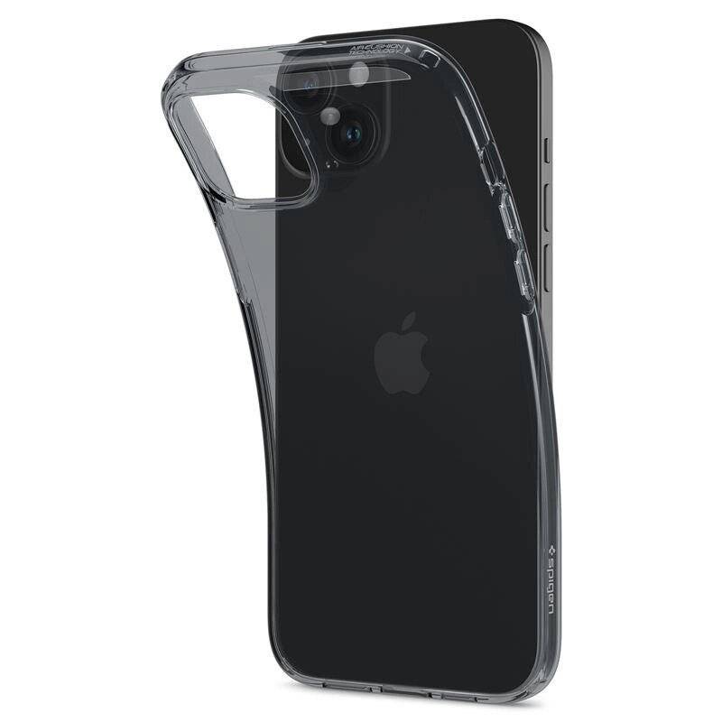 Spigen Crystal Flex Hülle iPhone 15 Plus – grau transparent-1