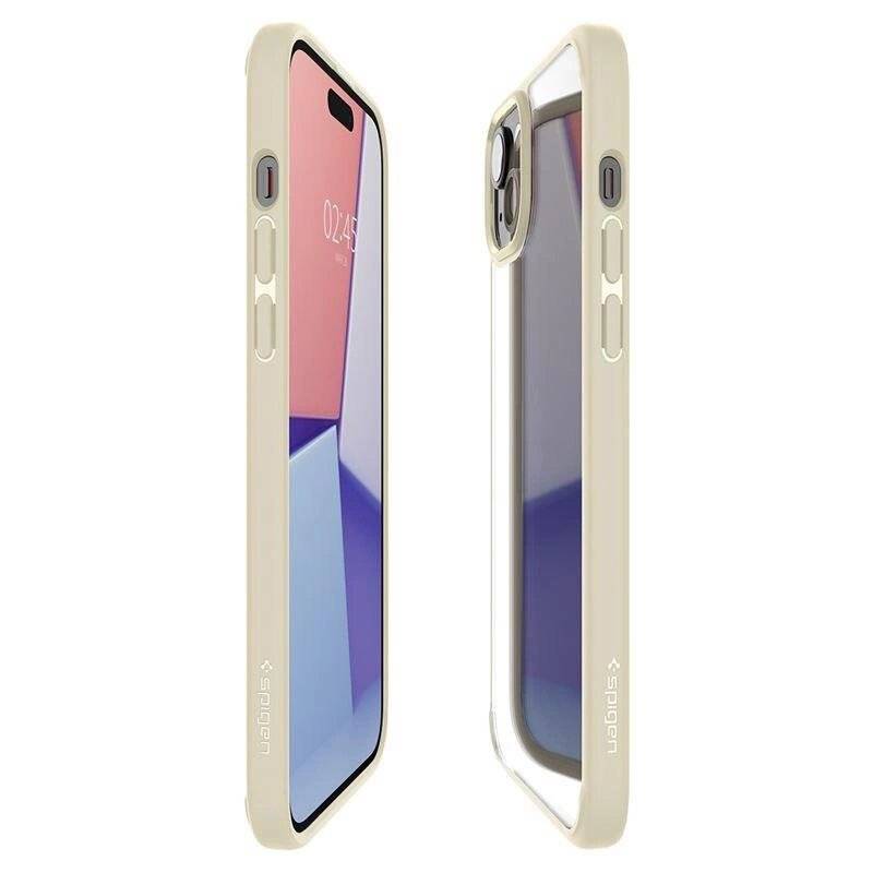 Spigen Crystal Hybrid-Hülle iPhone 15 Plus – transparent beige-1